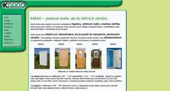 Desktop Screenshot of karao.cz
